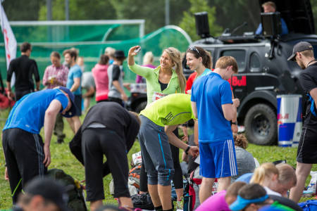 En selfie før løpet må til. Foto: Sylvain Cavatz