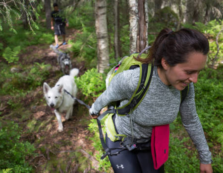 På vei mot Kikuttoppen. Foto: Sylvain Cavatz