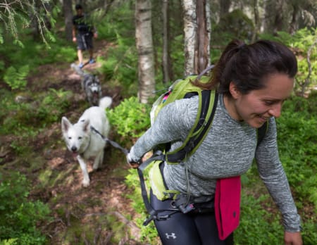 På vei mot Kikuttoppen. Foto: Sylvain Cavatz