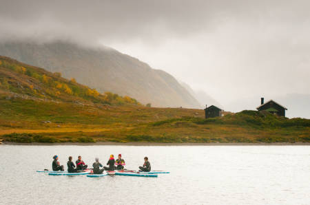 Sup-yoga. Foto: Alexandra Jarna