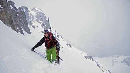 Straks på toppen av Skjervan. Foto: Marit Vidnes