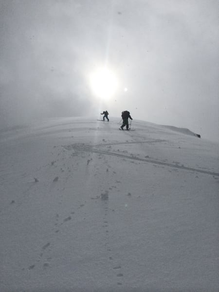 På vei mot Taskedalshornet. Foto: Frøydis Sjøvold