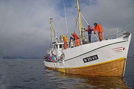 Skreifiske, napp på hvert kast. Foto: Nils-Erik Bjørholt