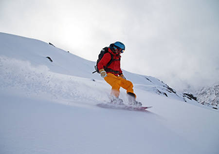 Nedkjøring fra Høgvarden. Foto: Nils-Erik Bjørholt