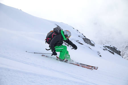 Nedkjøring fra Høgvarden. Foto: Nils-Erik Bjørholt