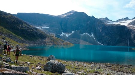 DRØMMEDAG: 26 grader og vindstille på 1300 meters høyde.