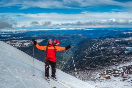 17. mai på Gaustatoppen. Foto: Hans-Erik Øverland