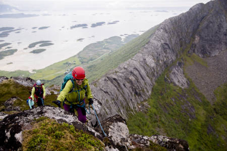 Skotstindtraversen er tilbakelagt. Foto: Line Hårklau