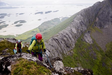 Skotstindtraversen er tilbakelagt. Foto: Line Hårklau