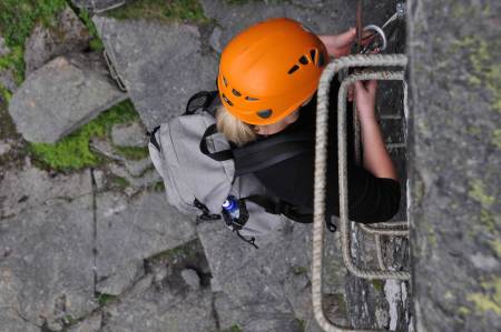 Norsk friluftslivtradisjon må være åpen for å hente inspirasjon fra friluftstradisjoner i andre land, mener prosjektgruppa til Via ferrata i Romsdalen. Foto: Sandra Lappegard
