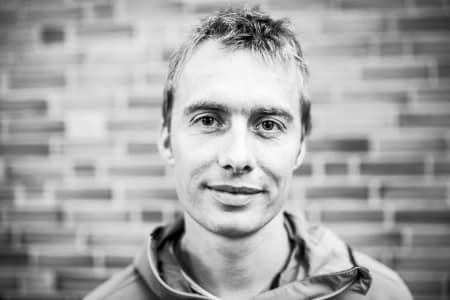 Leo Houlding fylte lokalene til Fri Flyt i går. Foto: Marte Stensland Jørgensen
