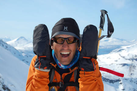 Espen Nordahls bok Toppturer i Troms er nominert i Banff Mountain Book Competition. Foto: utemagasinet.no/friflyt
