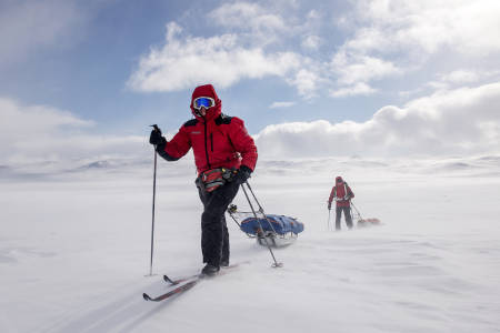 10. UTGAVE AV EXA: Ruta deltagerne går er den samme Roald Amundsen gikk i 1896, som en forberedelse til Sydpolekspedisjonen i 1911. Foto: Kai-Otto Melau/Xtremeidfjord