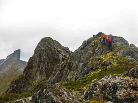 Nordskot-traversen gir deg en luftig følelse! Foto: Endre Myrdal Olsen