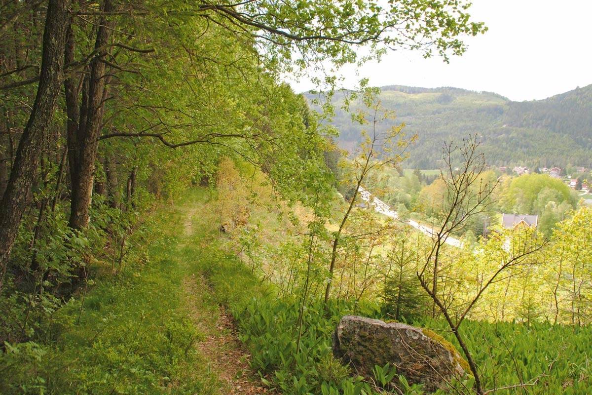 Fint å vandre langs Konsmokleivene. Foto: Trond Bendixen/Barnevandrerstien