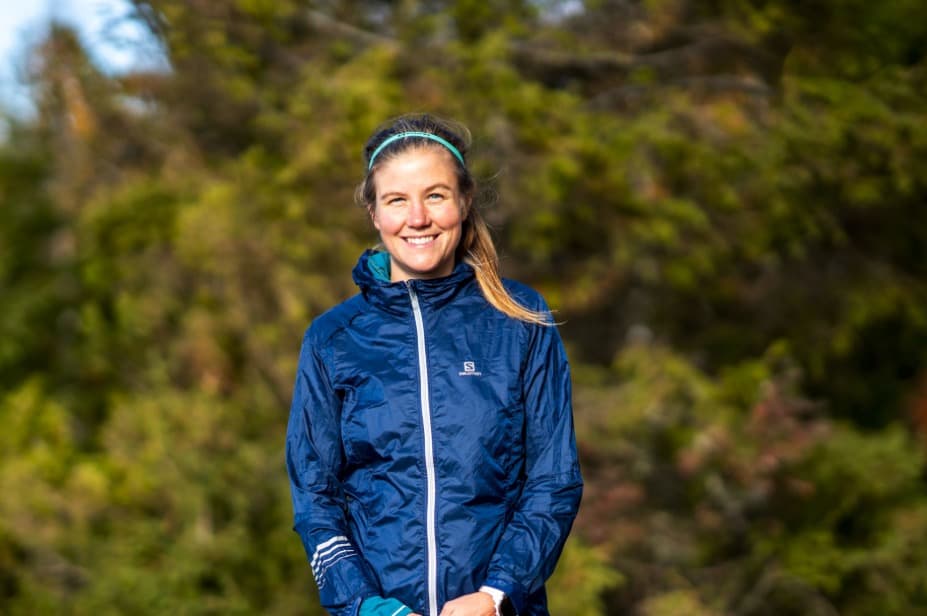 INDRE DRIV: Emelie Forsberg om kunsten å holde det oppe. Foto: Mats Andersen/Salomon