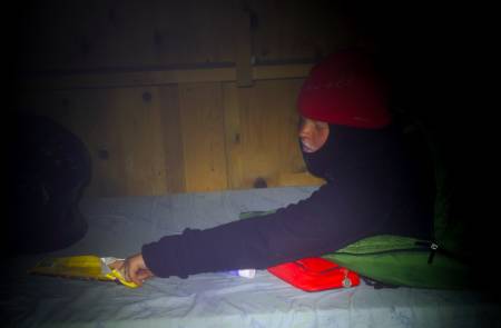 Sjokolade hører med på enhver tur. Foto: Ida Ask.