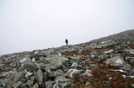 STEIN: Etter en dag i fjellet får du gått på kryss og tvers i fjellet – om du ikke setter deg ned og venter på flaksen.