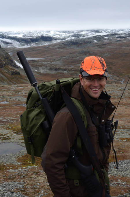 JAKTGLAD: Robert Lappegard er på jakt så ofte han kan.