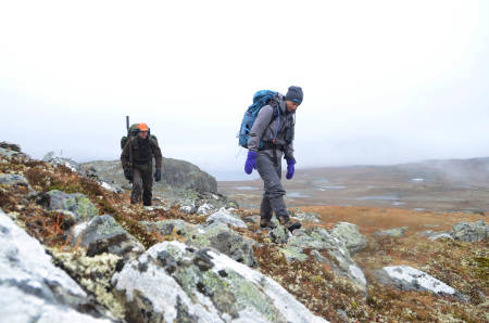 – En helg jeg var med på jakt hadde jeg skritteller på klokka, og da hadde jeg gått 140.000 skritt på noen dager, forteller Anita.