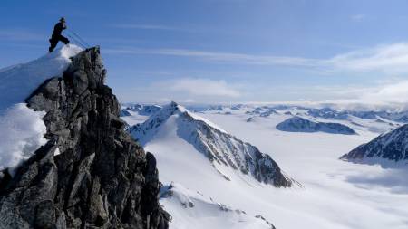 UTSIKT: Har noen vært ski her tidligere?