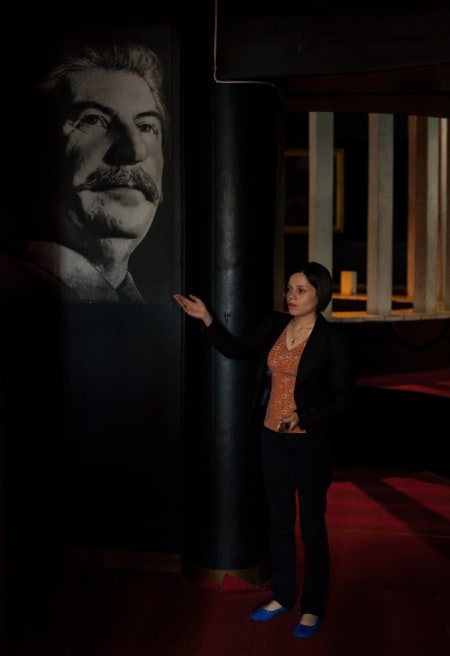 BYSBARN: Josef Stalin har sitt eget museum i Gori. Foto: Hans Aage