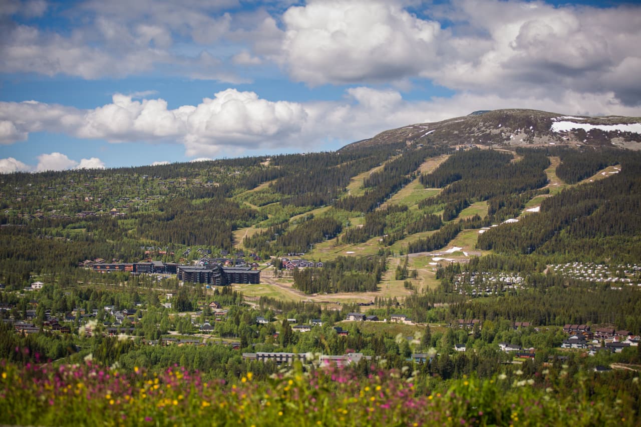 IKKE BARE OM VINTEREN.: Når snøen smelter avdekkes et stort nettverk av stier i Trysil. Foto: Snorre Veggan