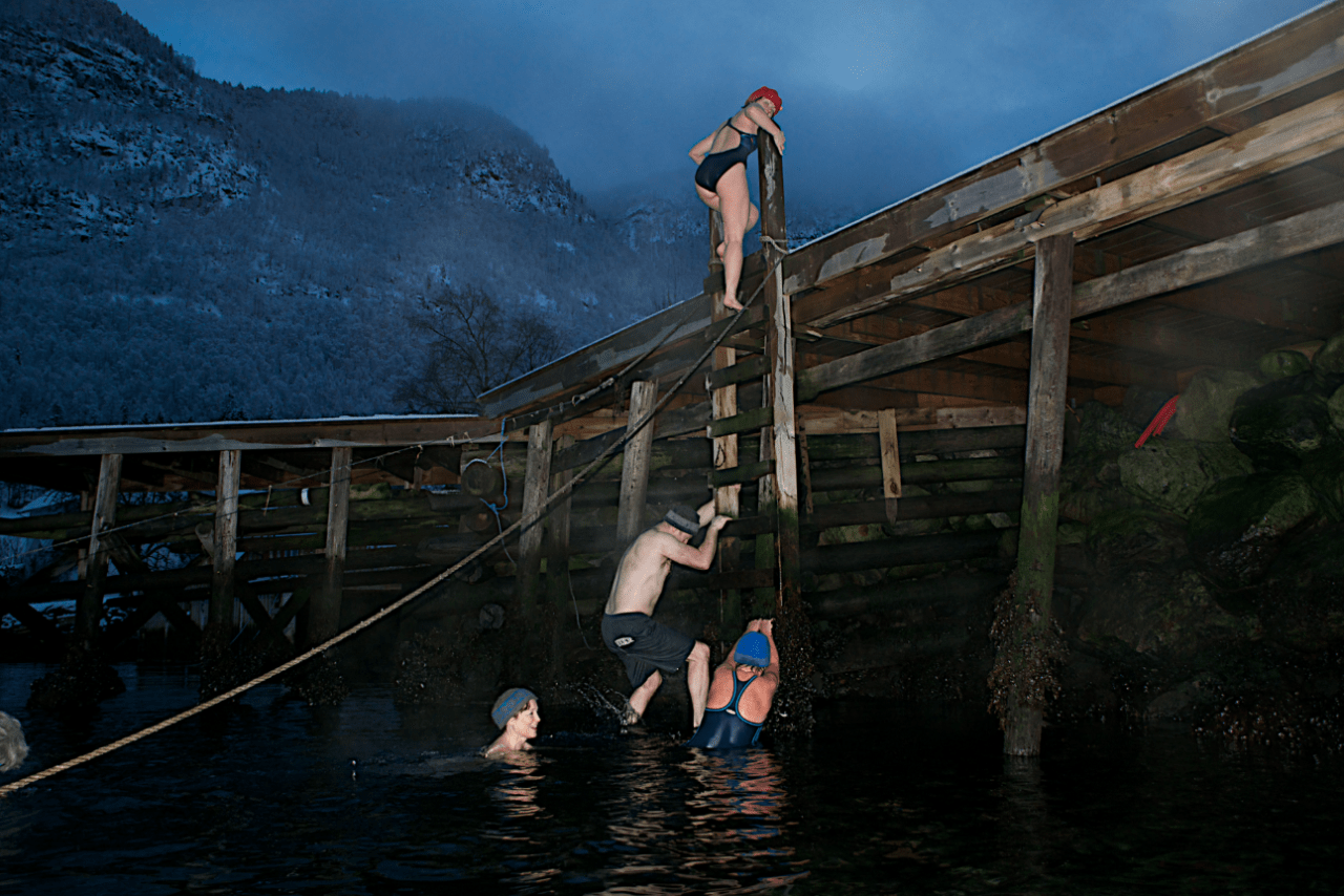Isbading gir adrenalinkick! Foto: Sigrid Henjum