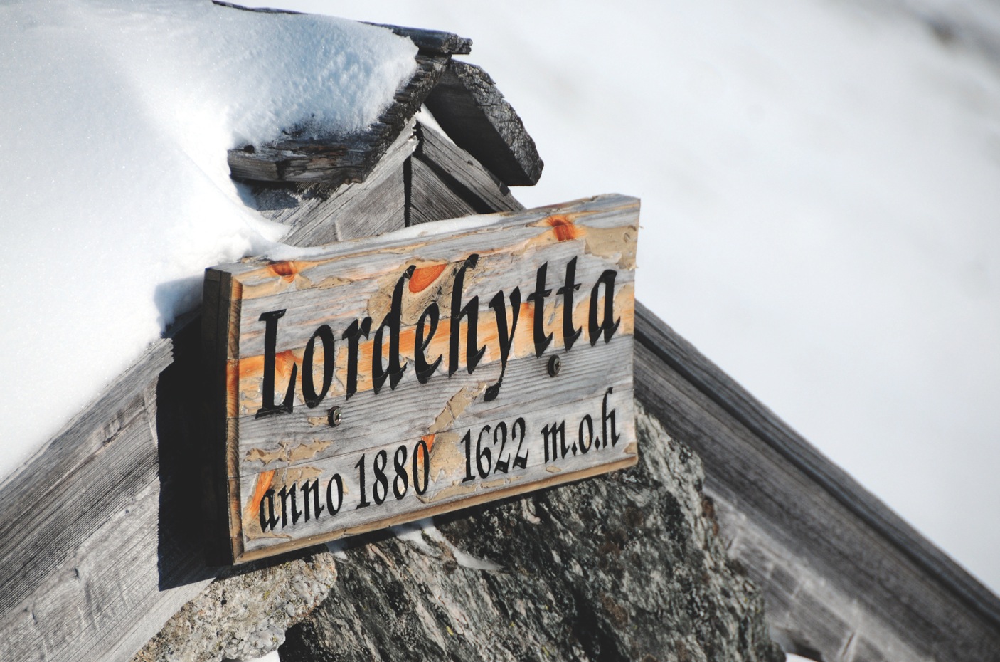 LANG HISTORIE: Lordehytta har vært benyttet som turmål og nødbu i mange år. Foto: André Spica