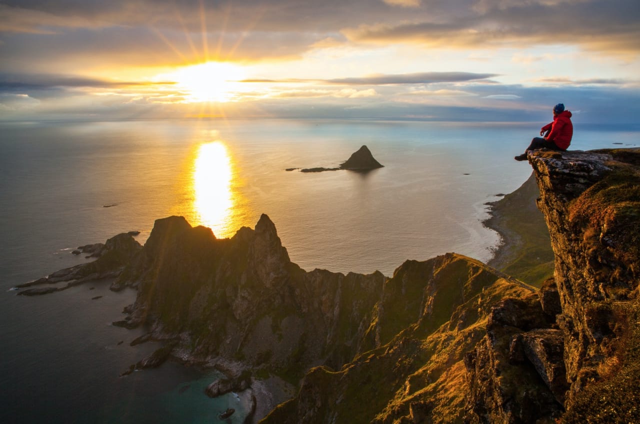 VAKRE VESTERÅLEN: Denne turen kan du lese mer om i neste utgave av UTE. Foto: Lars Peter Myklebust