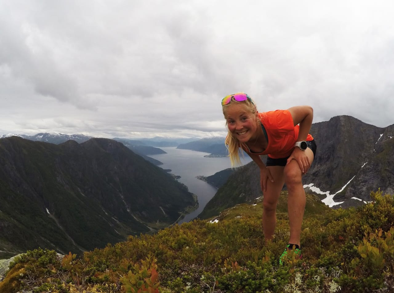 SHERPAHJELP: En nylig preparert sti hjelper på løpeturen opp til Keipen i Balestrand. Foto: Malene Blikken Haukøy