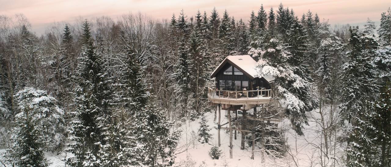 Falkeredet er en av fem spektakulære hytter i Veggeskogen ved Horten. Foto: Gunnar Bækkevold