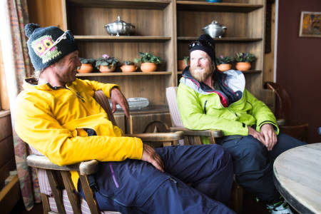 Dave Rosenbarger og Johan Wildhagen på Spiterstulen. Foto: Christian Nerdrum
