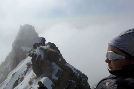 Monte Rosa, Italia: Noen av de største utfordringene blant Europas toppunkter er uten tvil Dufourspitze i Sveits og Mont Blanc. Vi var heldige med været og forholdene, og kunne bestige begge toppene i løpet av tre dager - Mont Blanc til og med som traversering.