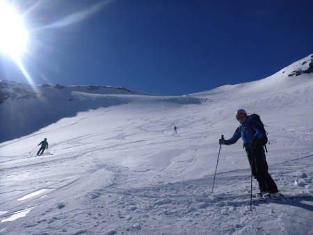 Tørrsnø ned fra Storgladnebba. Foto: Håvard Engen