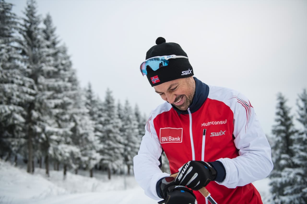 FØLELSEN AV FRAMDRIFT: – Jeg er ikke over toppen, sier Nils-Ingar Aadne. Komfortdistansen er på rundt 50 kilometer. Foto: Vegard Breie