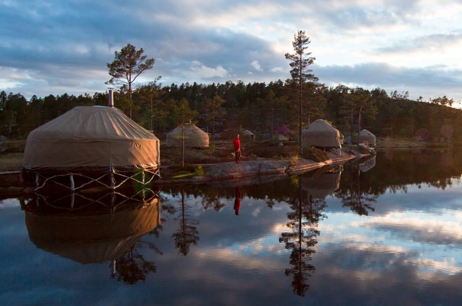 Glamping: Luksuscamping slår an. Canvas Hotell er kåret til årets reiselivsprodukt i Telemark. Foto: Canvas Hotell