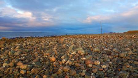 FINSLIPT: Landskapet på Jæren har sitt eige særpreg. Lenge hadde eg hatt denne draumen om tur langs jærstrendene, og sjansen baud seg eit par dagar mellom jul og nyttår. Foto: Tor Inge Landa