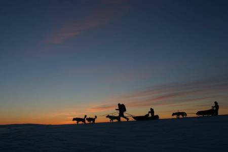 Julefeiringen skjedde langt inne på vidda.