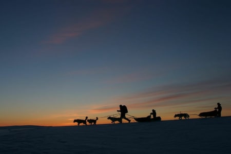 Julefeiringen skjedde langt inne på vidda.