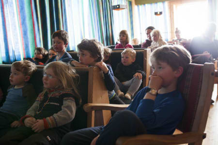 Barnekino! Foto: Marte Stensland Jørgensen