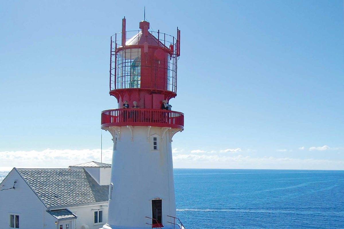 Lindesnes fyr er et nasjonalt monument som landets sydligste punkt. Foto: Torolf Kroglund