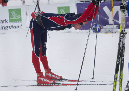 En etterlengtet tøying etter 42 km i HelteRennet
