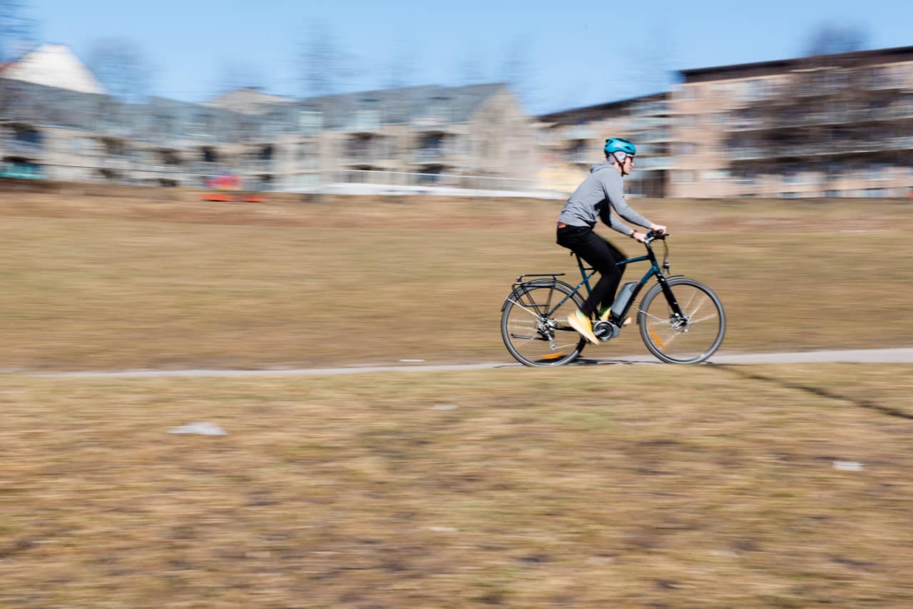 TRANSPORTMIDDEL: Elsykler lar deg sykle uten å svette alt for mye.