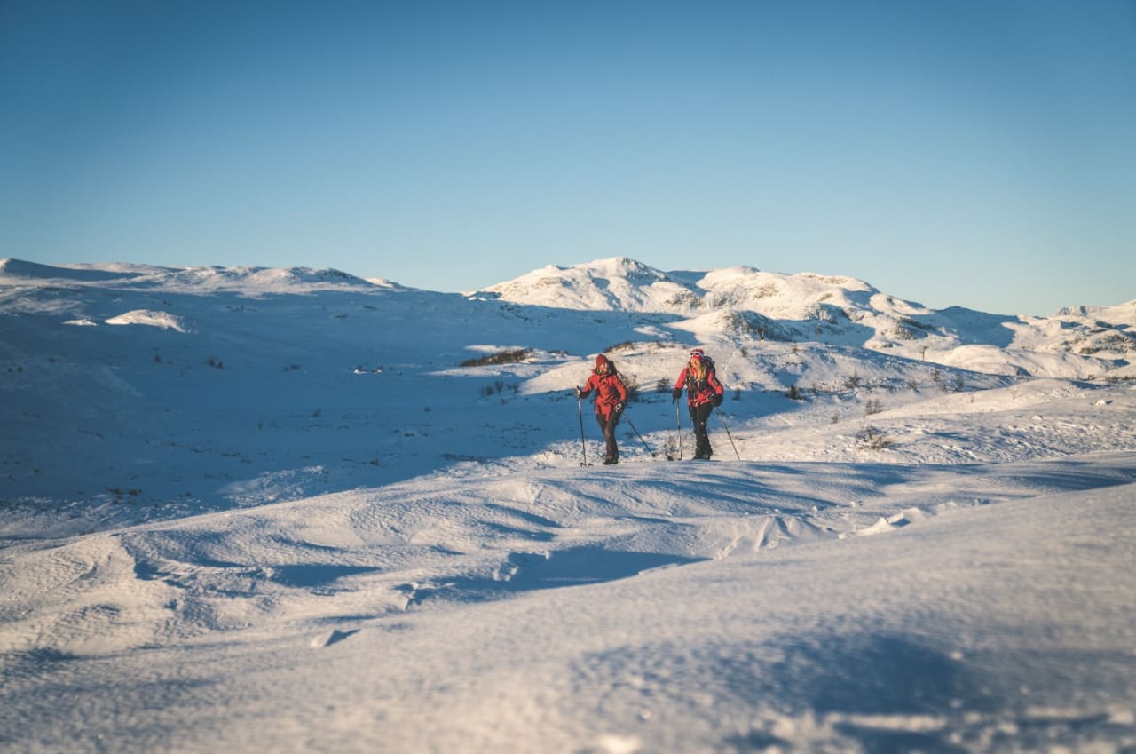 FINT FOR FJELLSKI: Bildet er fra en av testdagene på Beitostølen. Alle foto: Yngve Ask