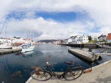 SLIK FISKEN SER DET: Slik ser det ut og du setter en fisheye på kameraet.